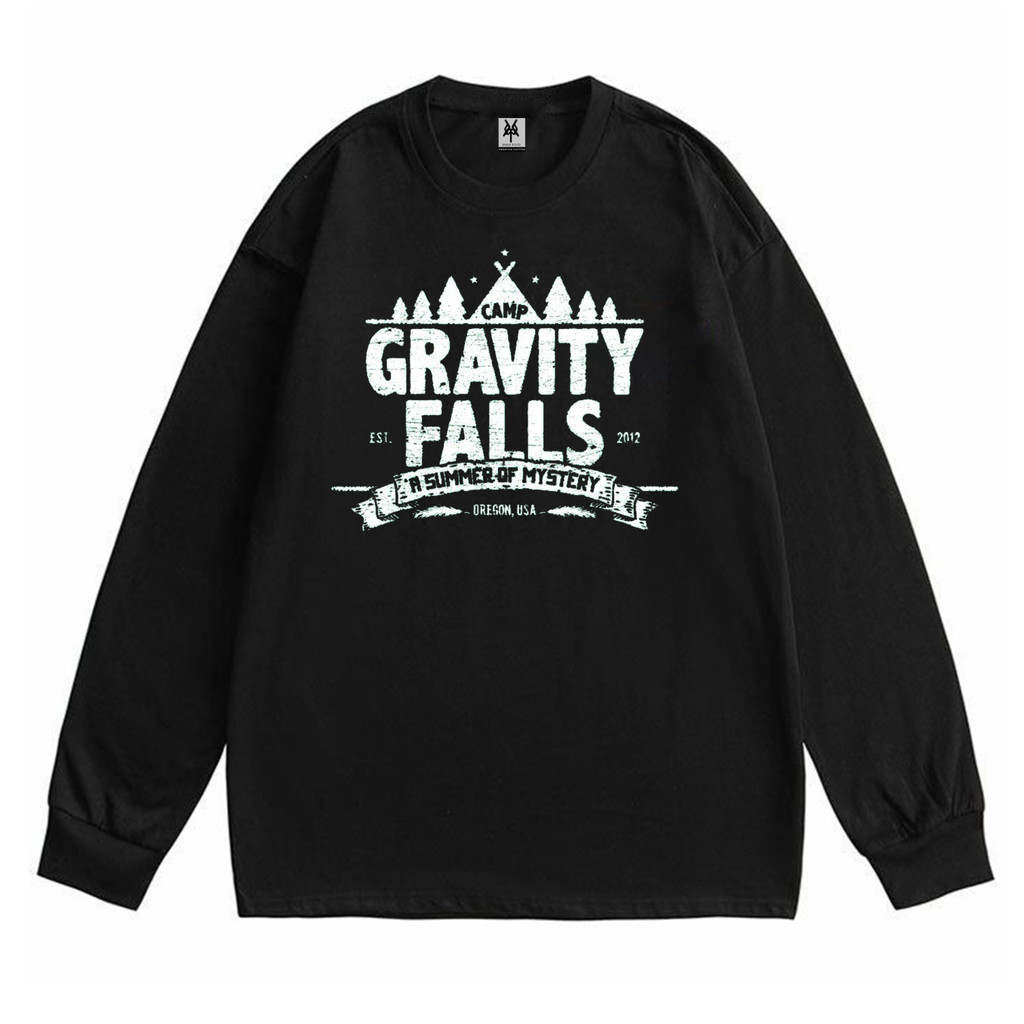 Patternmerch "gravity falls a summer of mystery oregon USA" Oversize T-Shirt | Longsleeve Oversized 