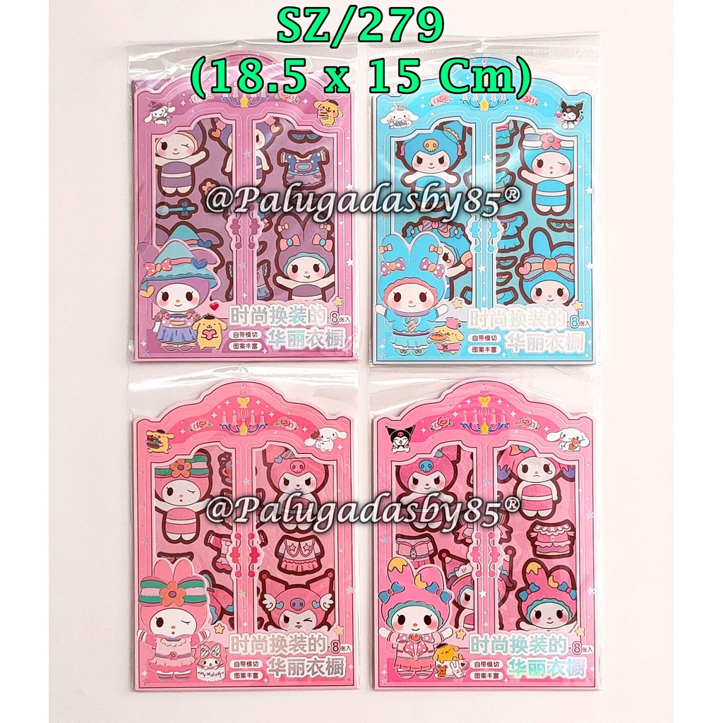 

(1 Set) Sticker Sanrio Hologram 18.5 x 15 Cm / Sticker Viral Sanrio / Sticker GXIMP SZ/279 Sanrio