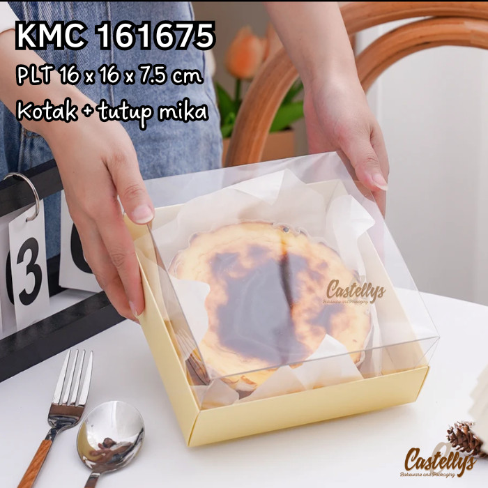 

Kotak Box Mika Kue KMC 161675 Cake Cheesecake Lapis Spiku Roti Hampers