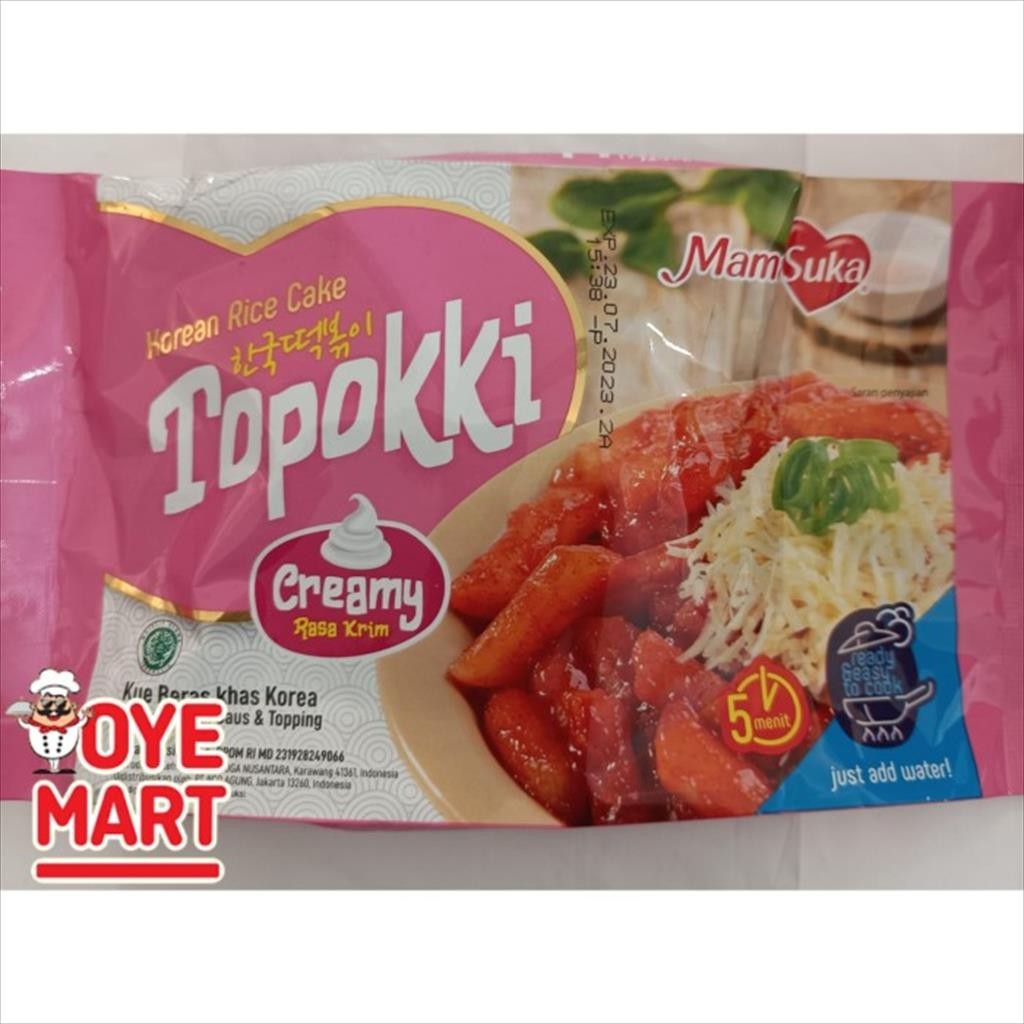 

MAMASUKA TOPOKKI CREAMY 134GR / TTEOKBOKKI