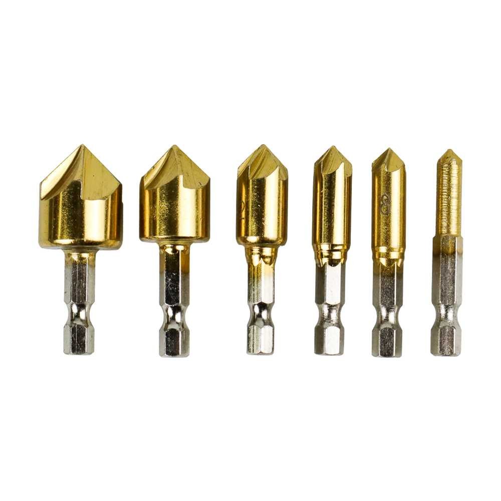 

Taffware Mata Bor Drill Bit Countersink HSS 6-19mm 6 PCS - BT3 Jaya Mas