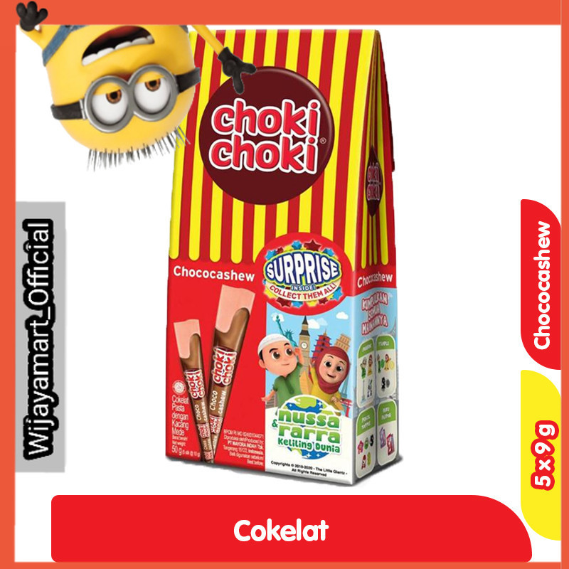 

Choki Choki Pasta Cokelat Chococashew Surprise 5 x 9 g