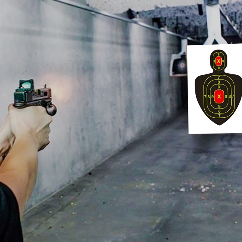 

6 Sheets s Targets for Shooting Aiming Paper Round Circle Stickers Practice