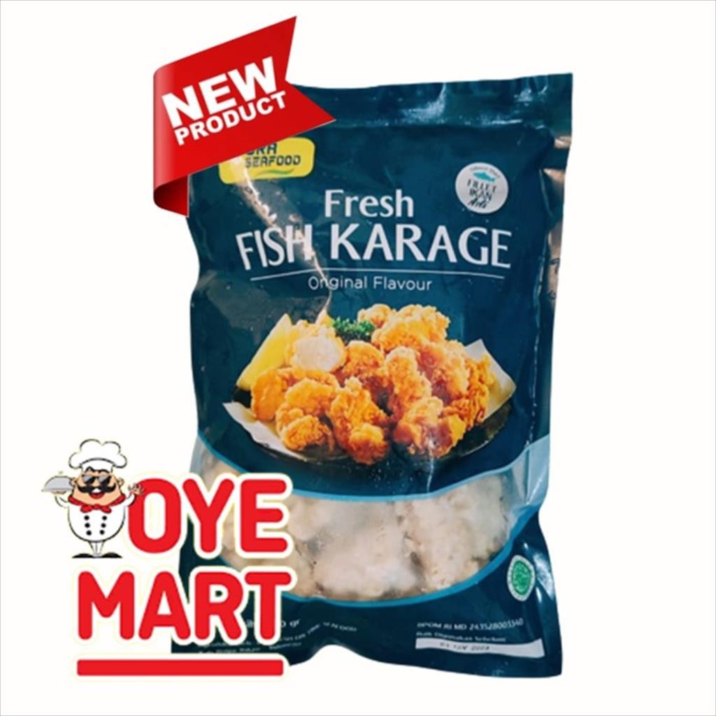 

FURA SEAFOOD FRESH FISH KARAGE 500GR IKAN KARAGE