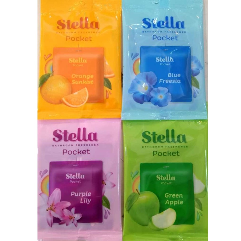 Stella Bathroom Pocket 10 Gram / Pengharum Ruangan Stella
