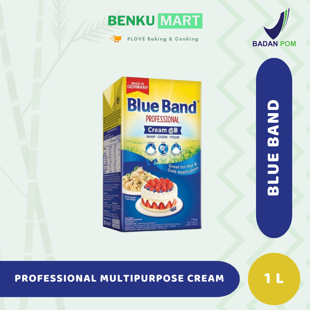 

Blue Band Professional Multipurpose Cream | Whipping Cooking Cream 1L