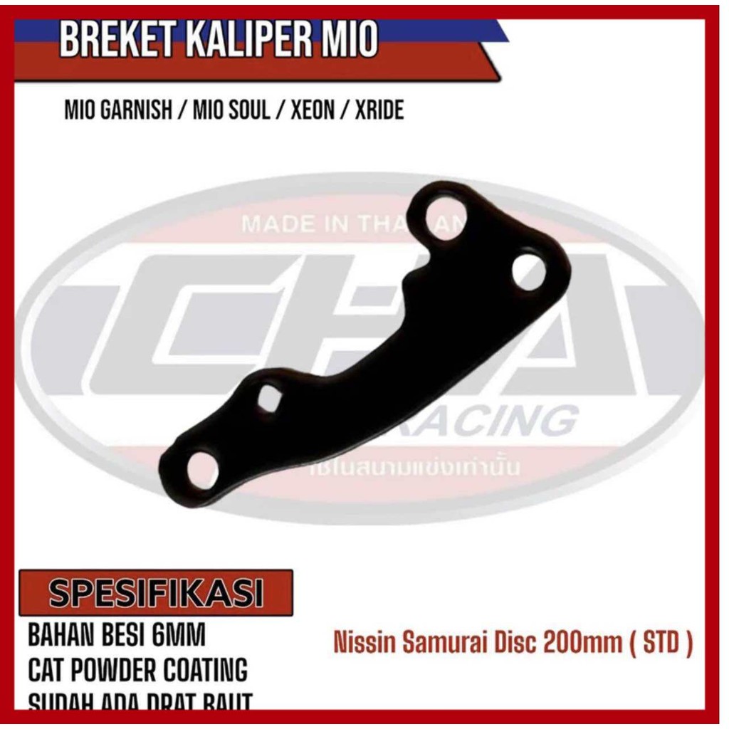 Breket Kaliper MIO Kaliper NISSIN SAMURAI 2 Piston Bracket Kaliper Mio Kaliper Nissin Samurai 2 Pist