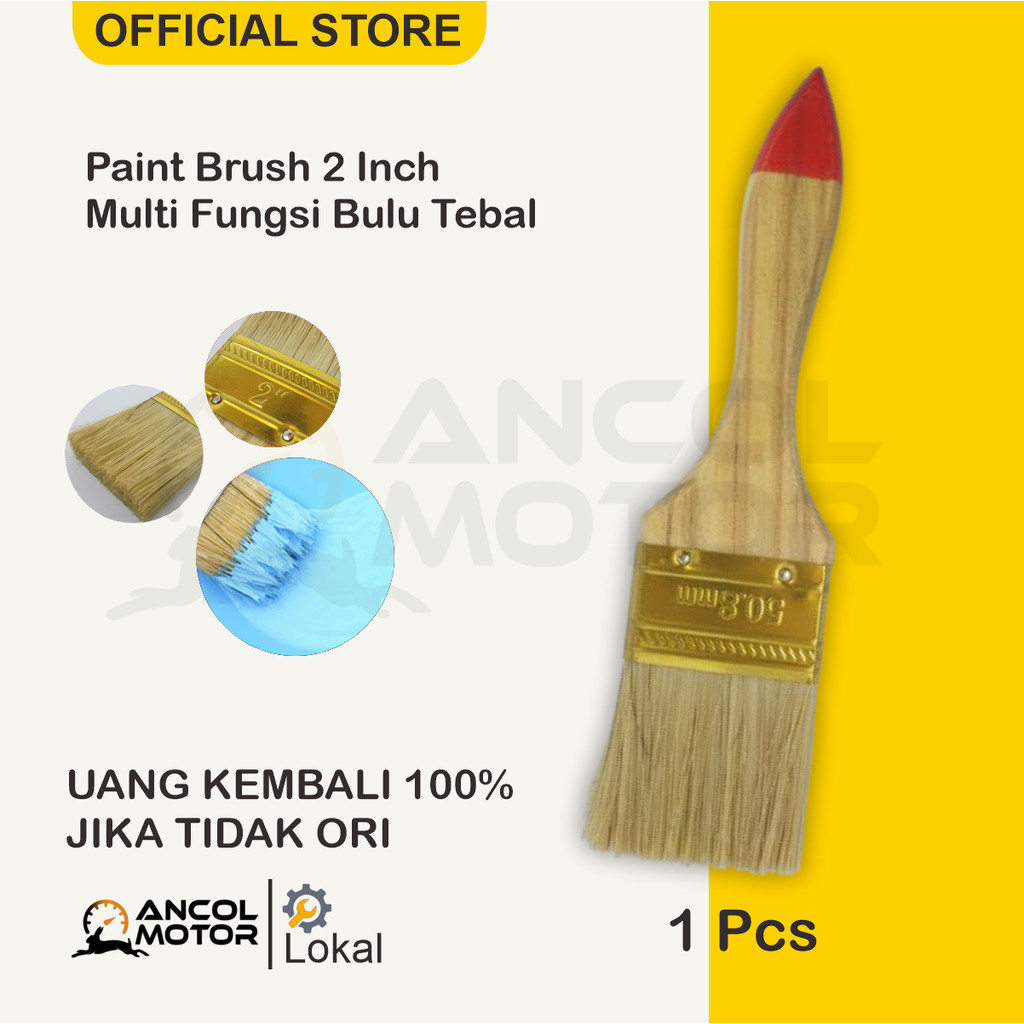 

Paint Brush Kuas 2 Inch Bulu Tebal Koas Cat Serba Guna Multi Fungsi