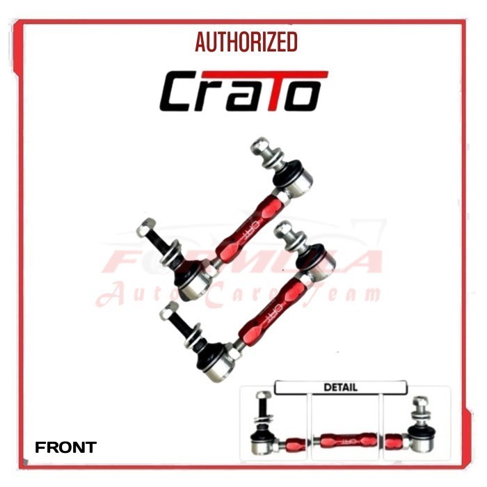 CRATO Front Link Stabil Adjustable Depan Stabilizer Link Isuzu MUX 2021+