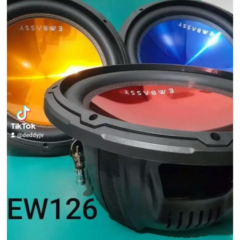 Subwoofer 12 inch embassy ew-126 Double Coil Double Magnet