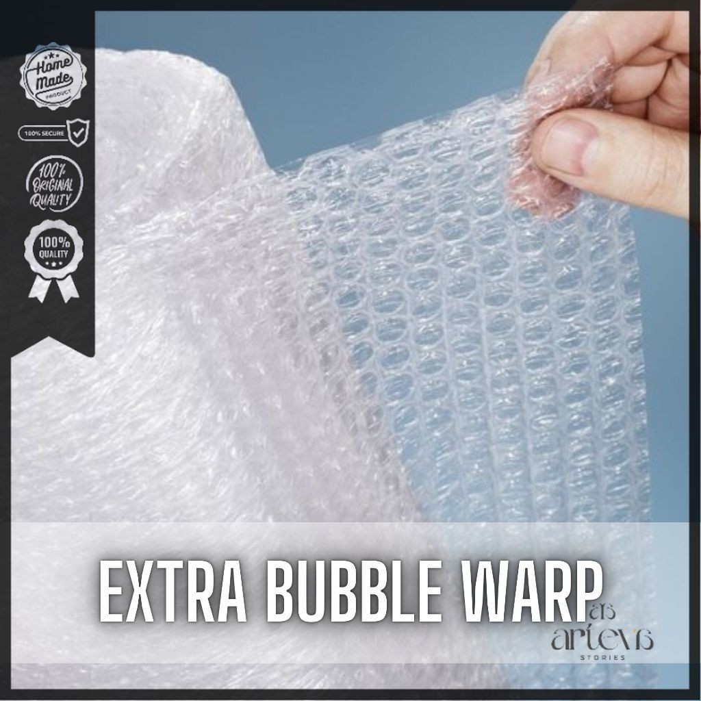 

Extra bubble warp agar packing frame lebih aman