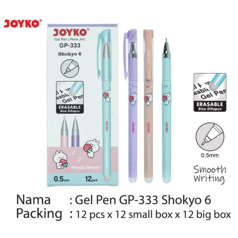 

Pulpen Gel bisa diHapus JOYKO GP-333