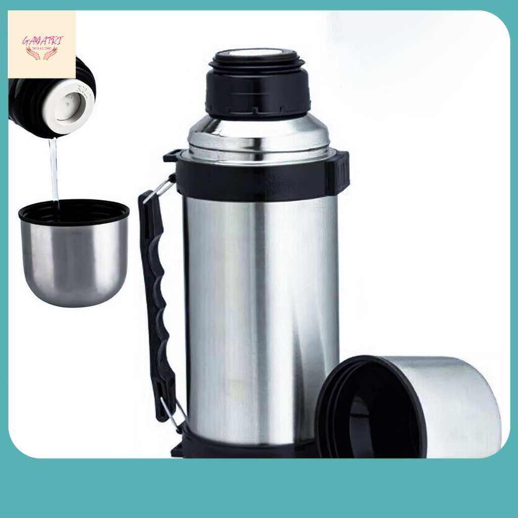 Termos Terkini / Termos Air Panas Dan Dingin 1,1 Liter Stailees Silver Tumbler-2407