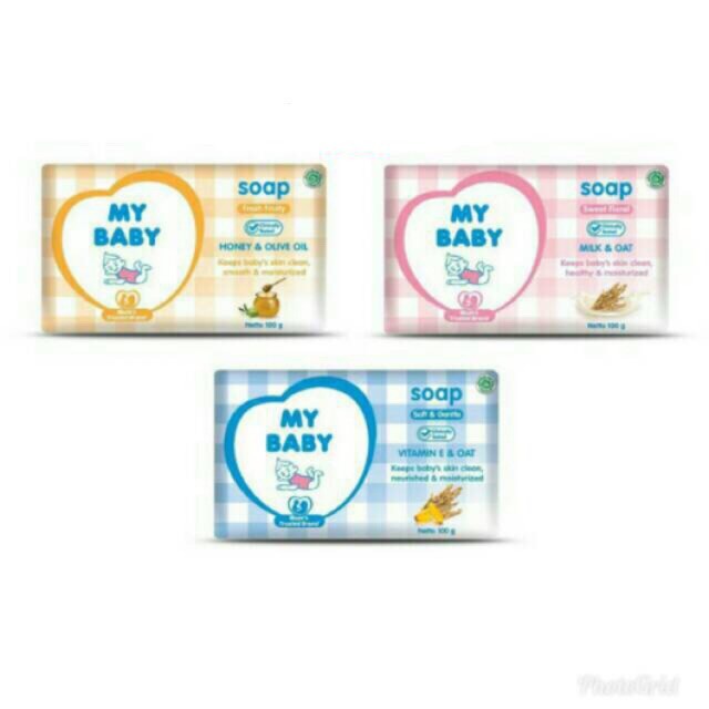 My Baby Soap Bar 75gr Sweet Floral / Soft & Gentle / Fresh Fruity