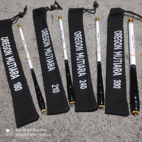 Joran Pancing Tegek Oregon Mutiara 180. 210. 240. 270. 300. 360. 450