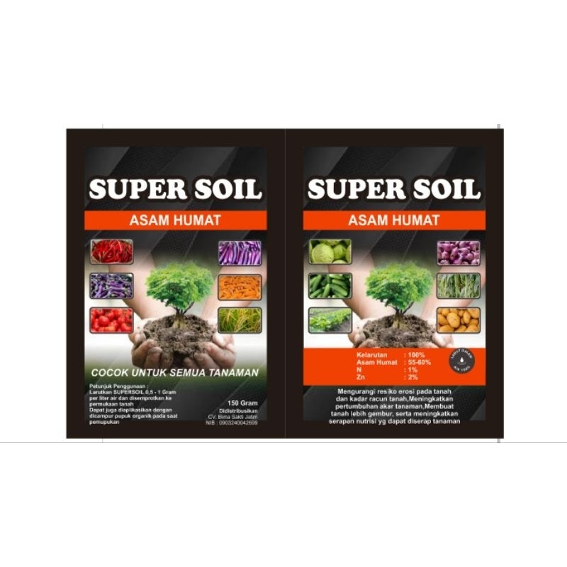 SUPER SOIL / SUPER SOIL 150 GRAM ZPT  ( Asam Humat )