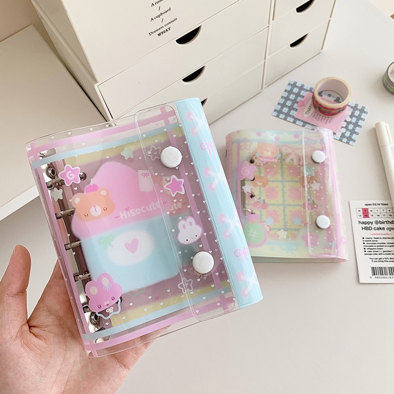

Loose Leaf Notebook Binder Photocard Holder Kpop Photo Album Idol Card Collect Book Binding Machine Student Stationery 콜렉트북