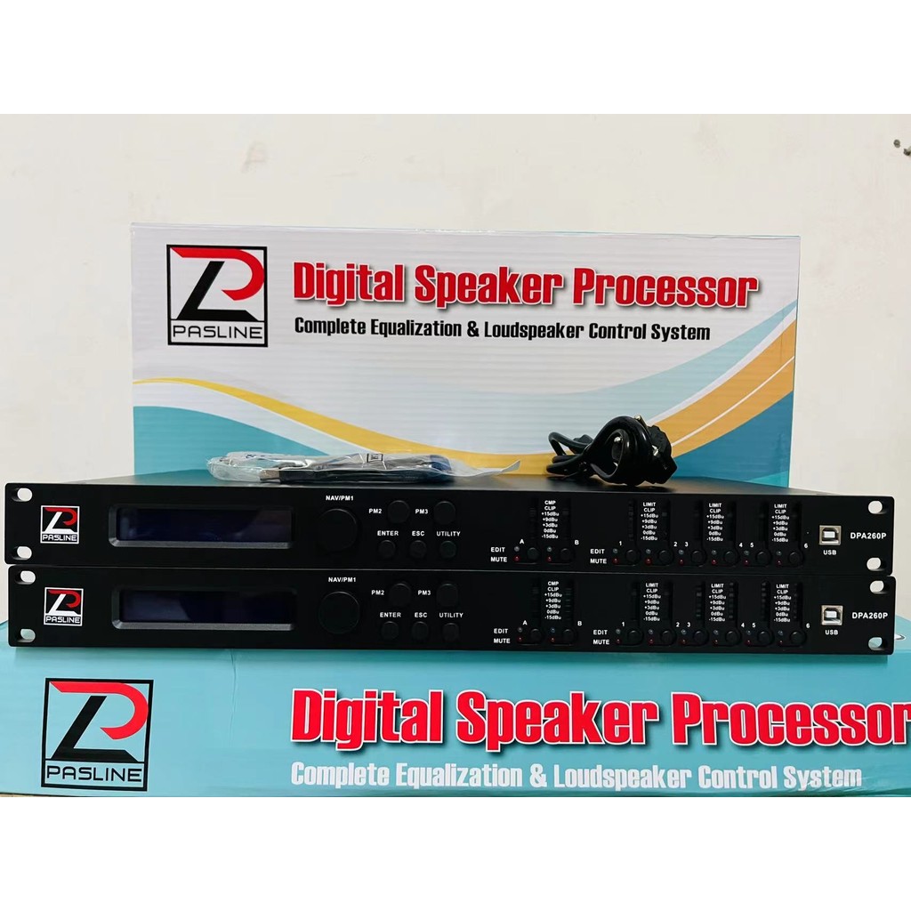 PASLINE DPA260P ORIGINAL 2 IN 6 OUTPUT SPEAKER MANAGEMENT PASLINE DPA 260 P