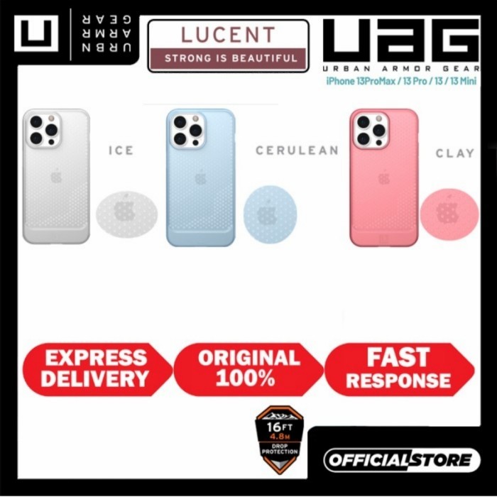 UAG Case iPhone 13 PRO MAX 13 PRO UAG [U] LUCENT Slim Fit Transparant - Primary Focuss