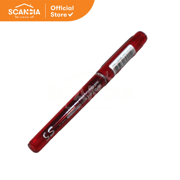 

SCANDIA Pulpen Liquid Roller Pen Red Long Writing 0.5mm (60033856)