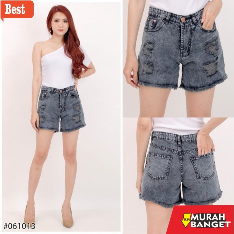 celana jeans wanita terbaru 061010 Celana Hotpants Wanita Celana Pendek Boyfriend Jeans Cewek Non St