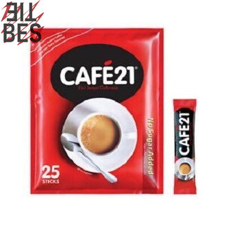 

BESTIE Cafe 21 Coffee mix 2in1 / Cafe21 Kopi 2 in 1 Tanpa Gula ( No Sugar Added )