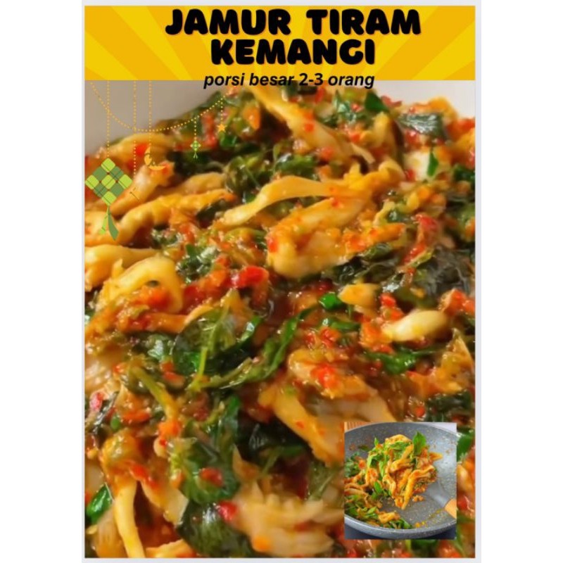 

MAKAN MENU RUMAHAN "JAMUR TIRAM KEMANGI" (PORSI FAMILY 2-3x MAKAN)
