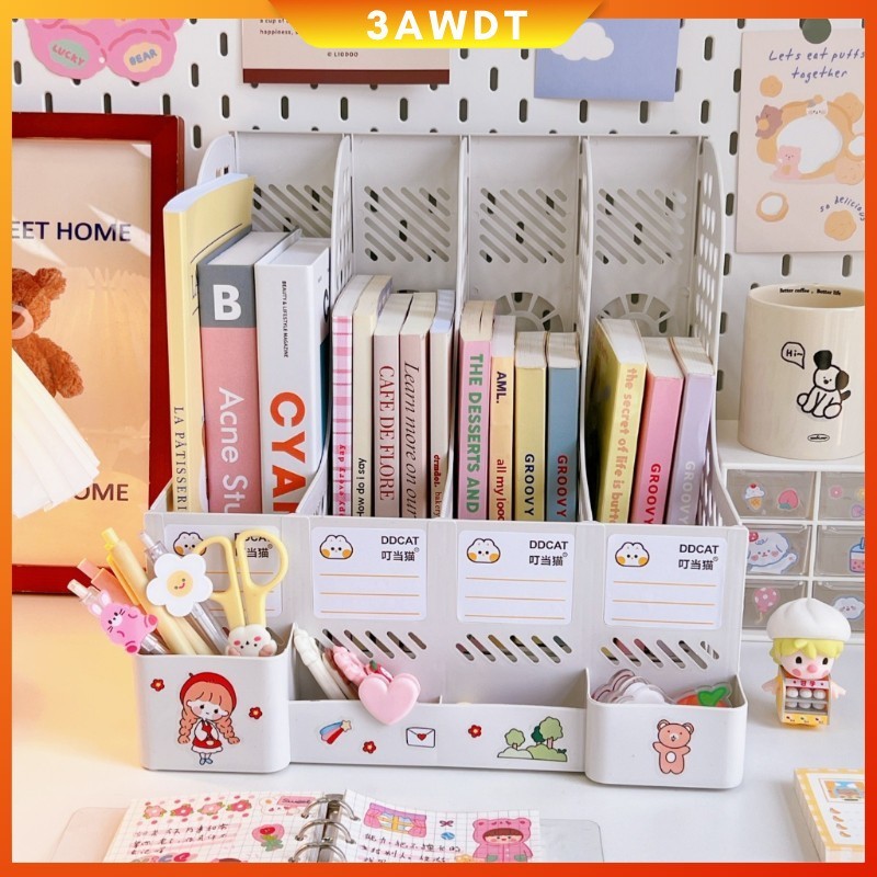 

【COD】Stiker gratis Standing file A4/ File folder document bag/Rak Buku Sekat Rak Penyimpanan Barang Pena Desk /Organizer Rak Aesthetic Rak Buku Ins Minimalis Meja Belajar Stationary Kit