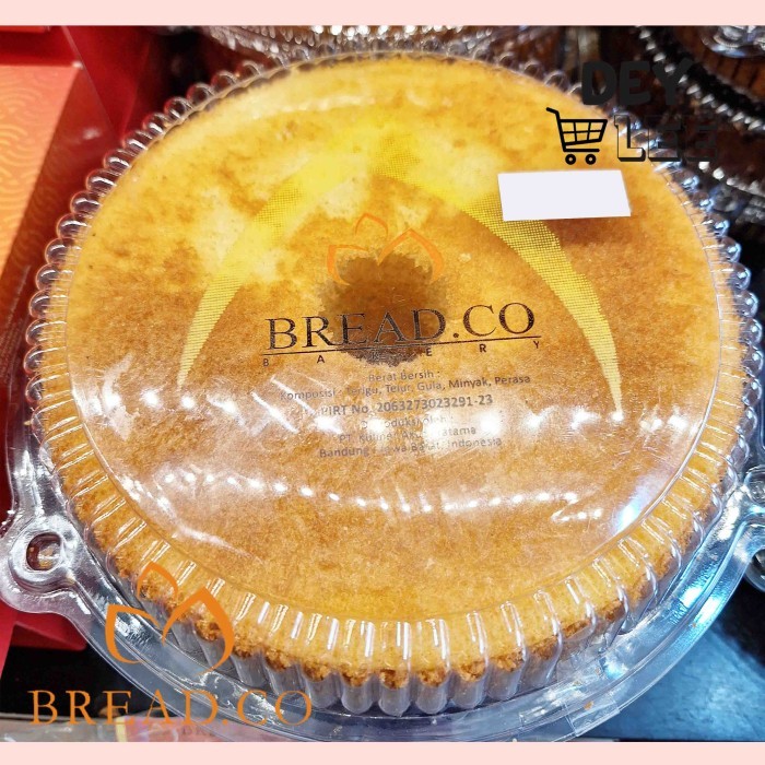 

BREADCO Kue Chiffon Plain Original Bulat Bandung