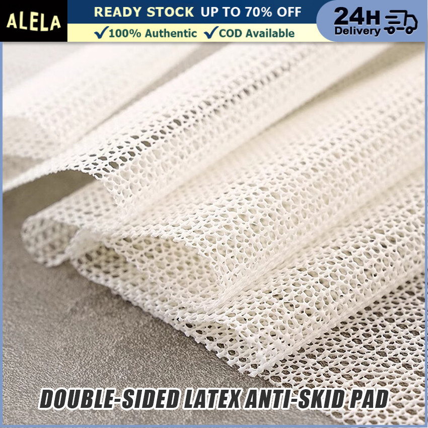 Alas Sprei Anti Slip Mat Latex Anti Slip Karpet Lantai Tatakan Meja Sofa Ukuran 50x80cm, 70x200cm, 1