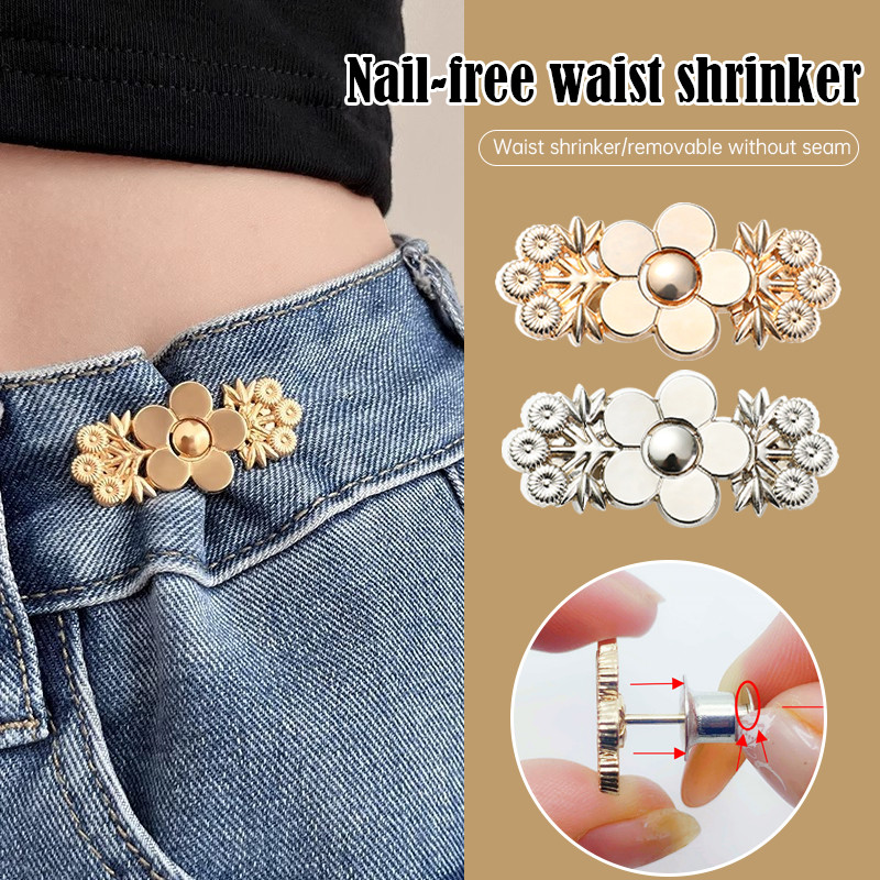 COD  Kancing Celana Jeans Kancing Pinggang Kancing Pelat Logam Kancing Zimmer Hanbok Zimmer-Cl