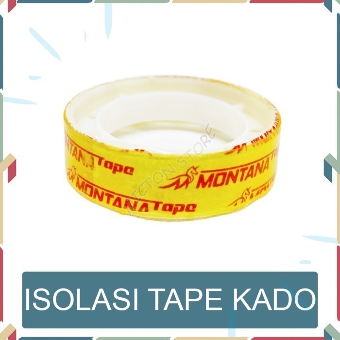 

BEZTON Montana Isolasi Kado 12mm Isolasi Bening Pita Perekat Selotip LionStar Plastik Berkualitas Murah Tahan Lama Anti Pecah Kontainer Toples PP5 Food Grade Dapur Rumah Wadah Tempat Penyimpanan Kotak Botol Keranjang Peralatan Makan Alat Masak Sealware