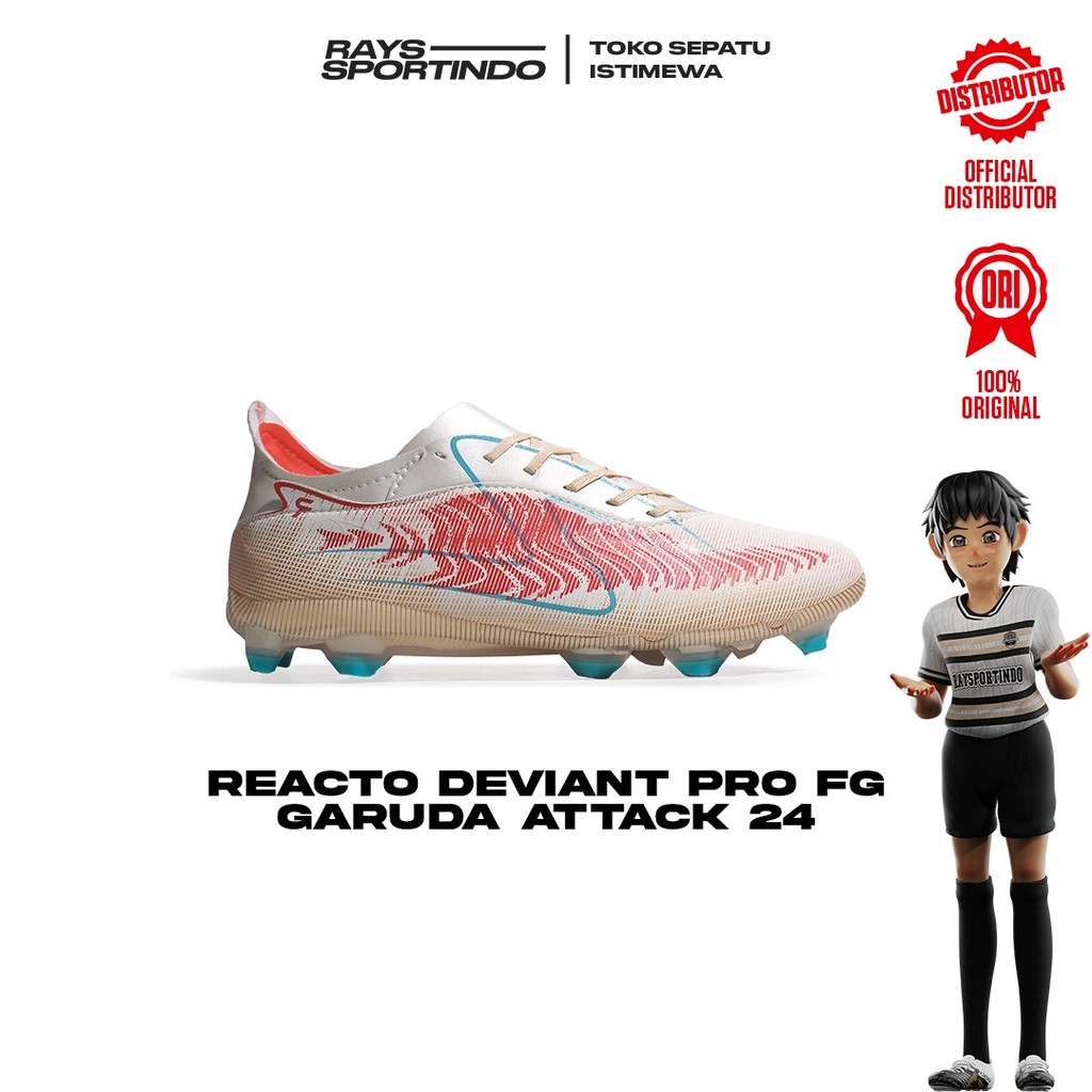 SEPATU BOLA SPECS REACTO DEVIANT GARUDA ATTACK 2024 PRO FG