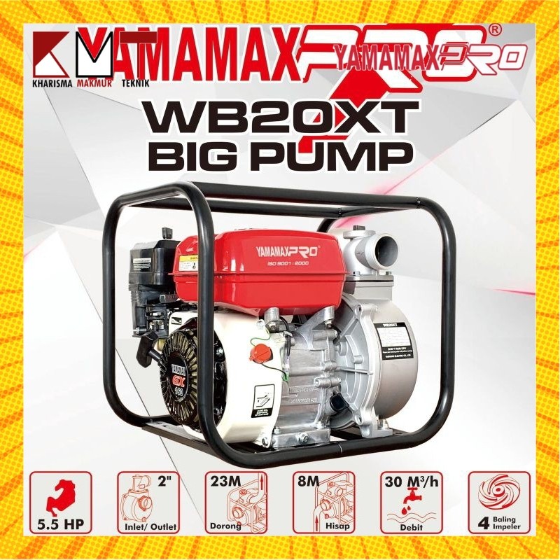 POMPA BENSIN / POMPA ALKON / POMPA IRIGASI AIR 2 Inch 4 TAK WB 20 XT YAMAMAX-PRO