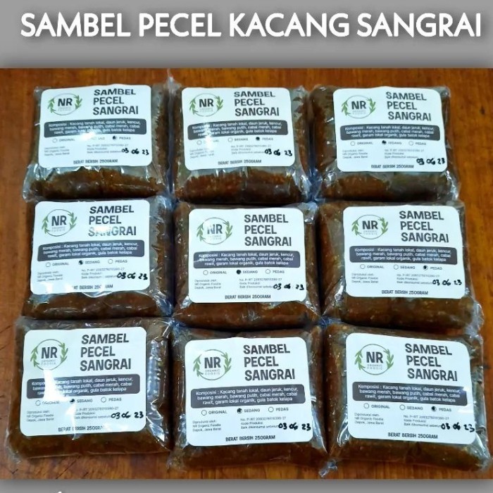 

New[Promo] SAMBEL PECEL KACANG SANGRAI - Pedas