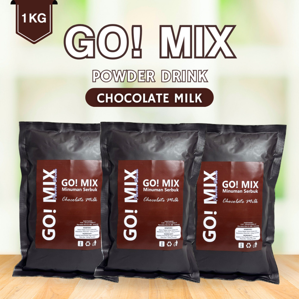 

GoMix Bubuk Choco Milk 1Kg Bubuk Serbuk Minuman Powder Drink | rajaminumanbubuk