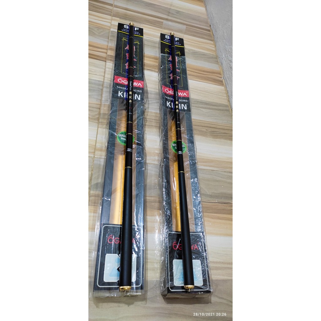 Tegek ogawa kirin ruas panjang 360 450 bahan carbon pancing joran rod - 360