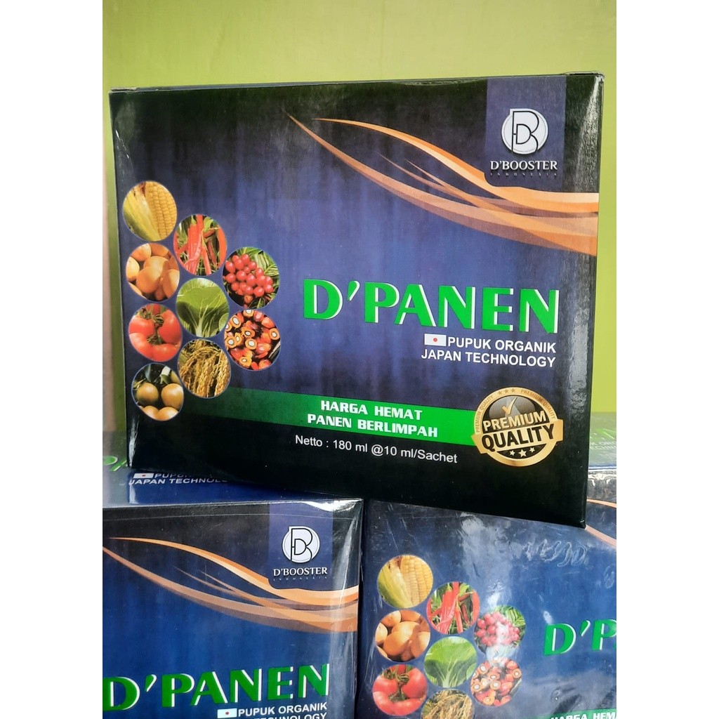 PUPUK D'PANEN 1 KOTAK ISI 18 SACHET  / PUPUK PATEN GOLD ASLI ORIGINAL