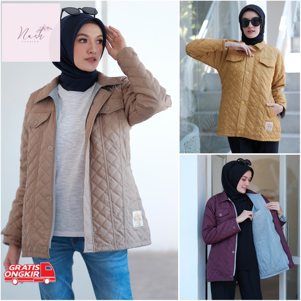 Jaket Korea / Jaket Wanita Sharapova Jaket Parka