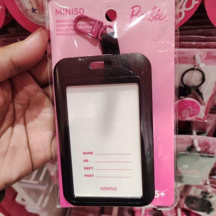 

MINISO Barbie Collection Card Holder - Gantungan Kunci Tempat Kartu - Lanyard