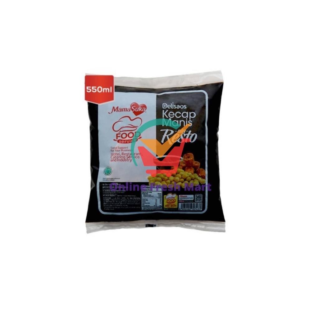 

Mamasuka Delisaos Kecap Manis Ala Resto Pouch 550 ml - Online Fresh Mart Denpasar