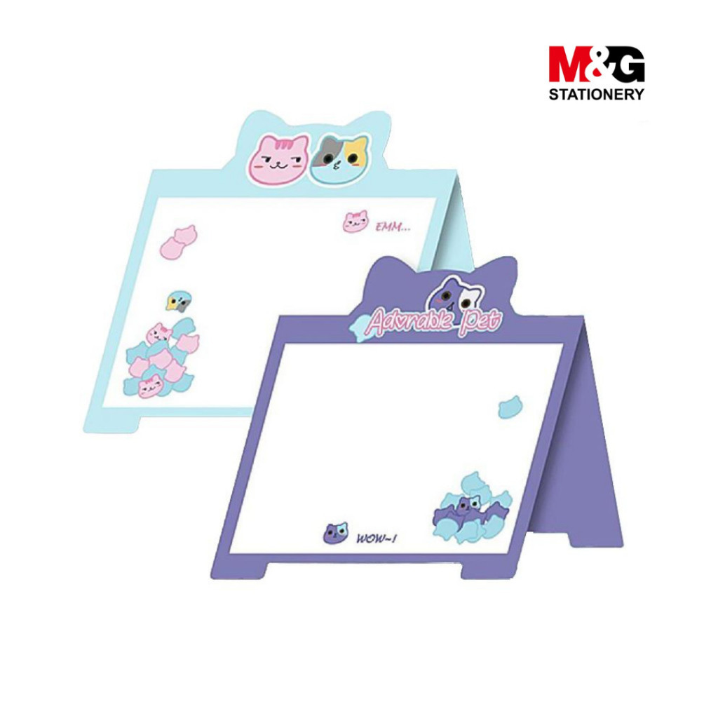 

Memo Stick M&G AS34V131 Sticky Flags Adorable Pet Stand Up Notes 3x4 40 Lembar Memo Notes Lucu- SHSNP