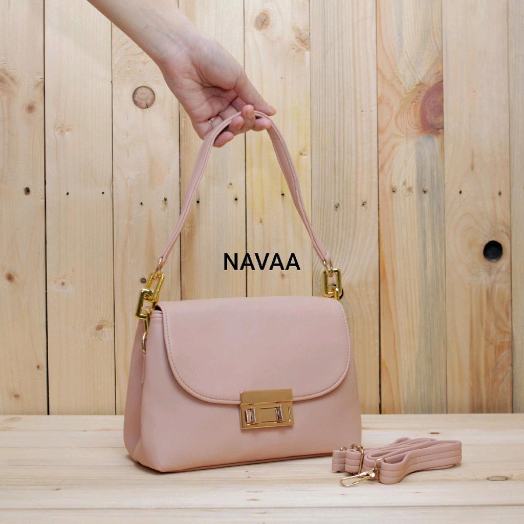 Tas Selempang wanita Kunci Putar New Series NT-10 - Tas Bahu Chic dan Anggun untuk Wanita Kekinian K