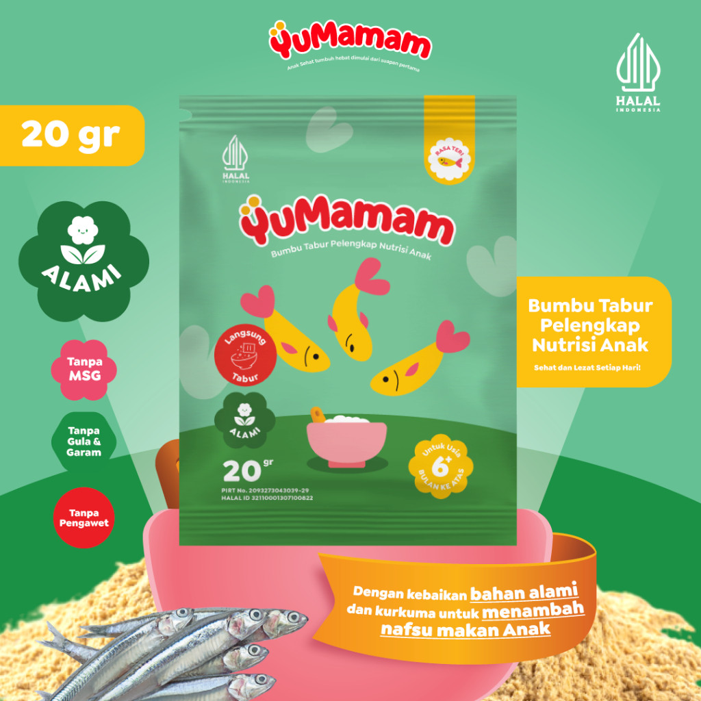 

YuMamam | Bumbu Tabur Rasa Teri (20gr)