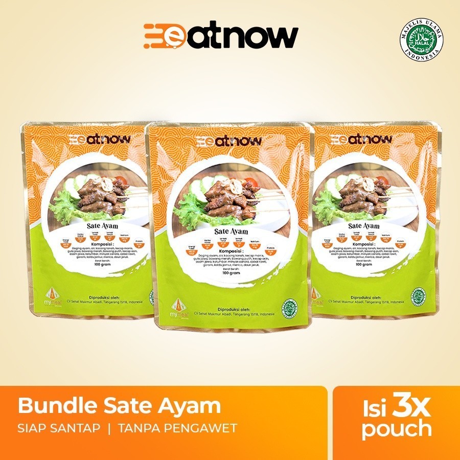 

EatNow Bundle Sate Ayam - Makanan Instan - Makanan Siap Saji