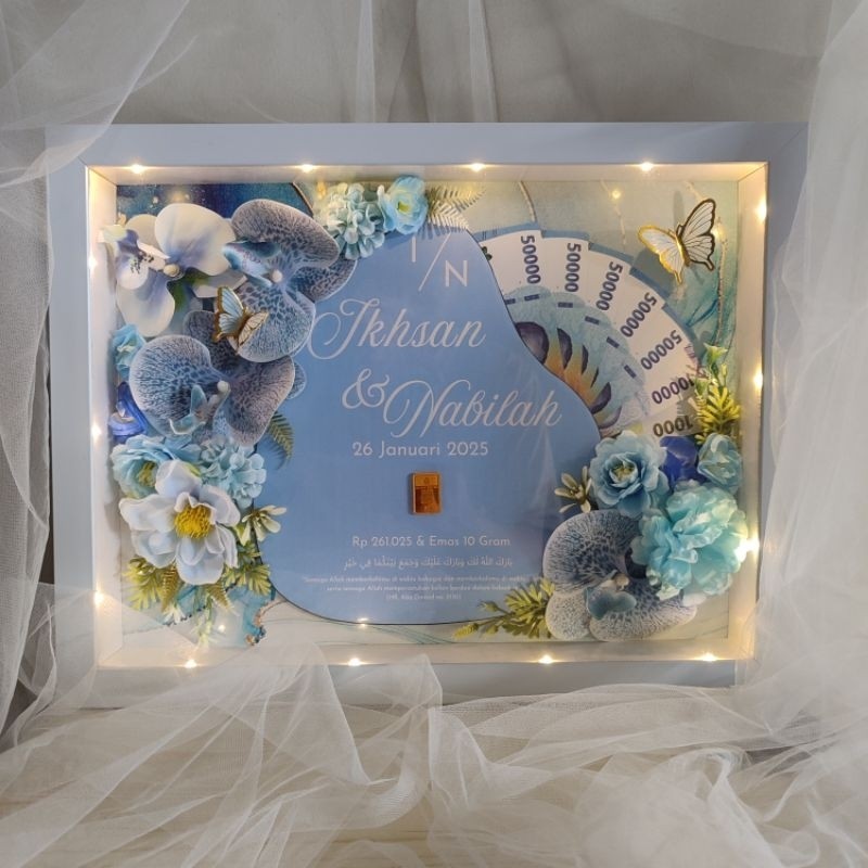 COD MAHAR UANG Mahar Pernikahan / Mahar nikah/ Bingkai mahar/30x40