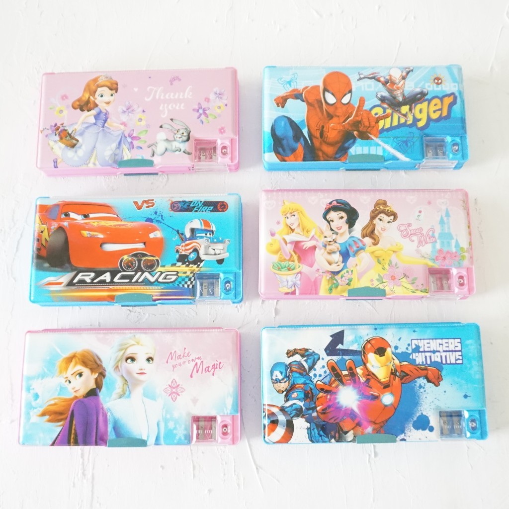 

PENCIL CASE / TEMPAT PENSIL / KOTAK PENSIL BESAR 2 SISI