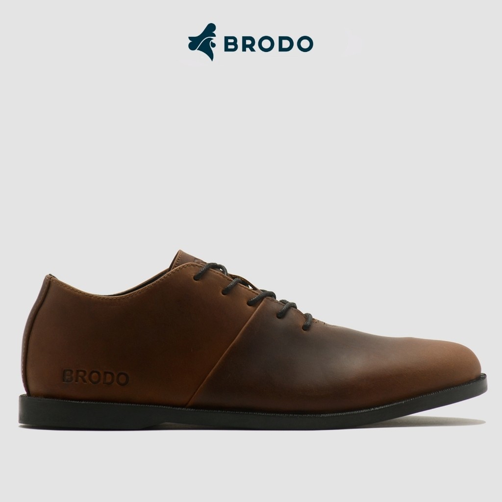BRODO - Sepatu Kulit Signore Low Dark Choco BS
