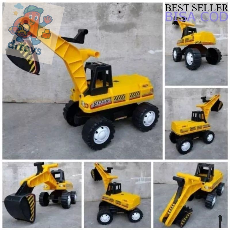 BISA CODMainan Truck Excavator Bisa Di Naiki/MAINAN MOBIL DORONG ANAK ST 2121 TERMURAH
