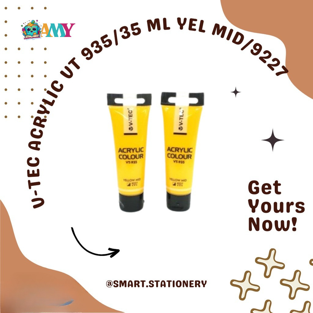 

V-TEC ACRYLIC VT 935/35 ML/YEL MID/9227 AMY STASIONARY